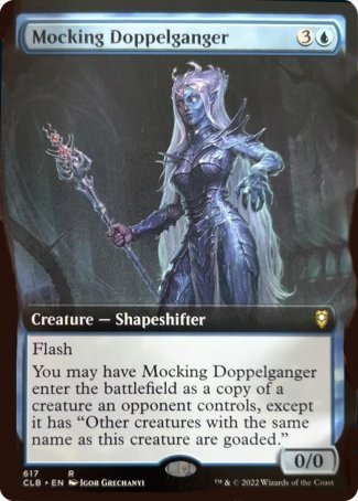 Mocking Doppelganger (Extended Art) [Commander Legends: Battle for Baldur's Gate] | The Clever Kobold