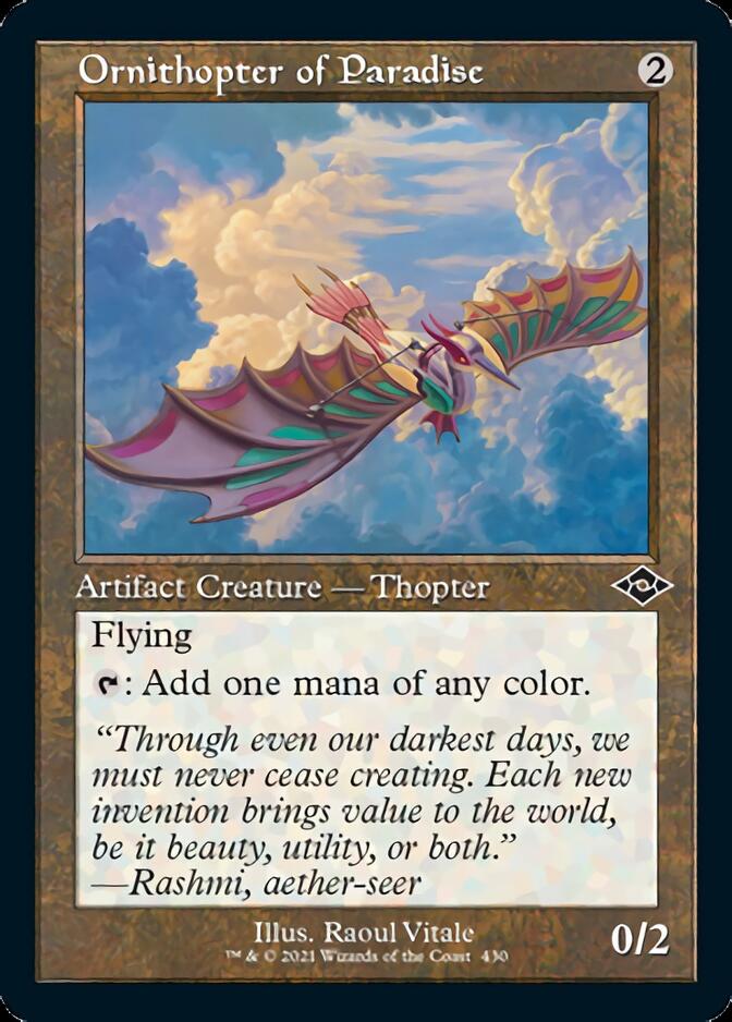 Ornithopter of Paradise (Retro) [Modern Horizons 2] | The Clever Kobold