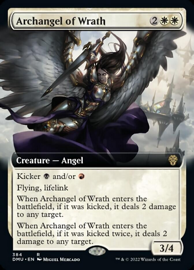 Archangel of Wrath (Extended Art) [Dominaria United] | The Clever Kobold