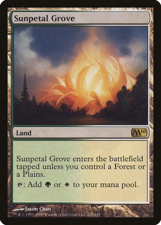 Sunpetal Grove [Magic 2010] | The Clever Kobold