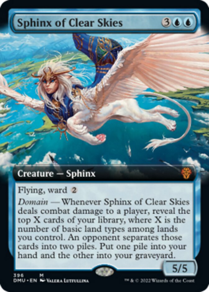 Sphinx of Clear Skies (Extended Art) [Dominaria United] | The Clever Kobold