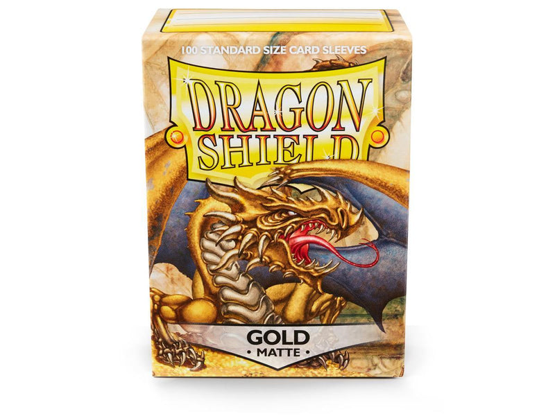Gold - Matte Sleeves - Standard Size