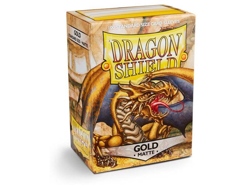 Gold - Matte Sleeves - Standard Size