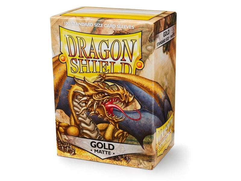 Gold - Matte Sleeves - Standard Size