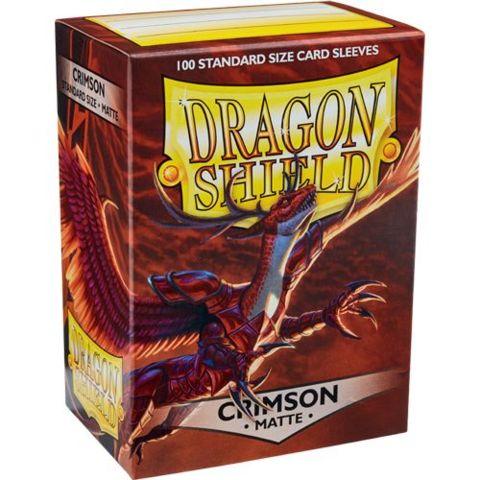 Crimson - Matte Sleeves - Standard Size