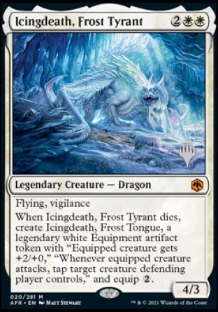 Icingdeath, Frost Tyrant (Promo Pack) [Dungeons & Dragons: Adventures in the Forgotten Realms Promos] | The Clever Kobold