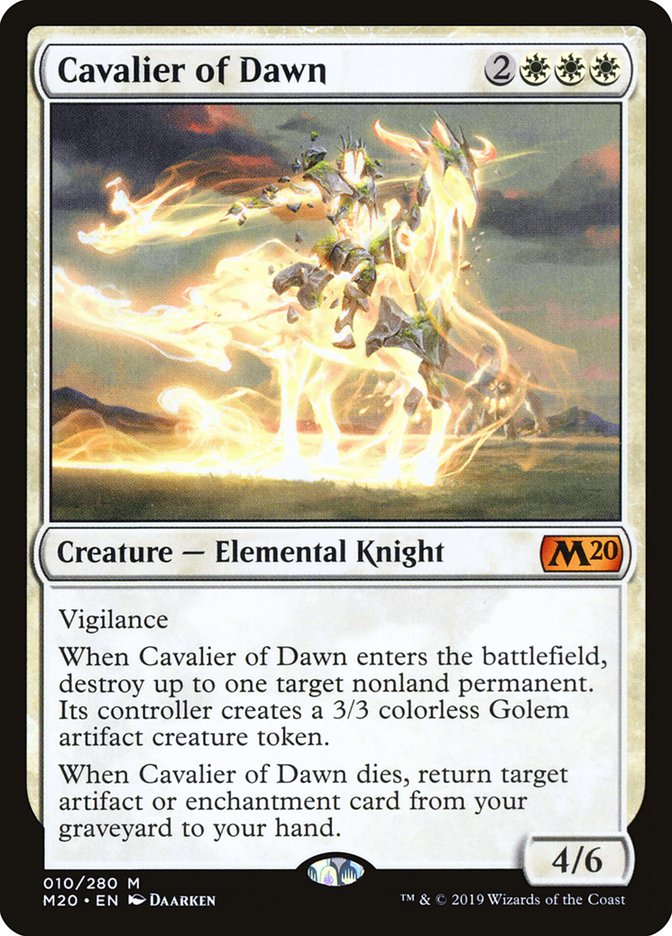 Cavalier of Dawn [Core Set 2020] | The Clever Kobold