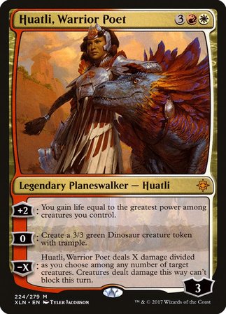 Huatli, Warrior Poet [Ixalan] | The Clever Kobold