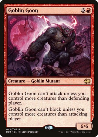 Goblin Goon [Duel Decks: Merfolk vs. Goblins] | The Clever Kobold