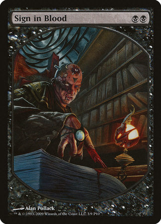 Sign in Blood [Magic Player Rewards 2010] | The Clever Kobold