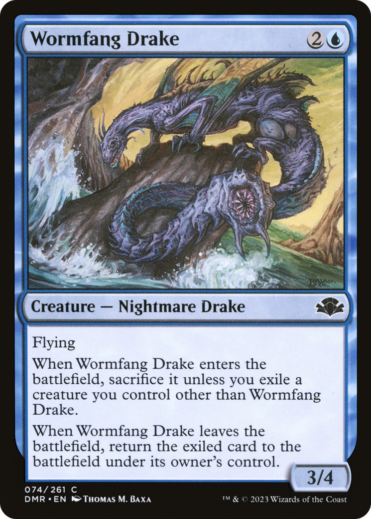 Wormfang Drake [Dominaria Remastered] | The Clever Kobold