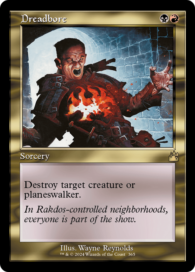 Dreadbore (Retro Frame) [Ravnica Remastered] | The Clever Kobold