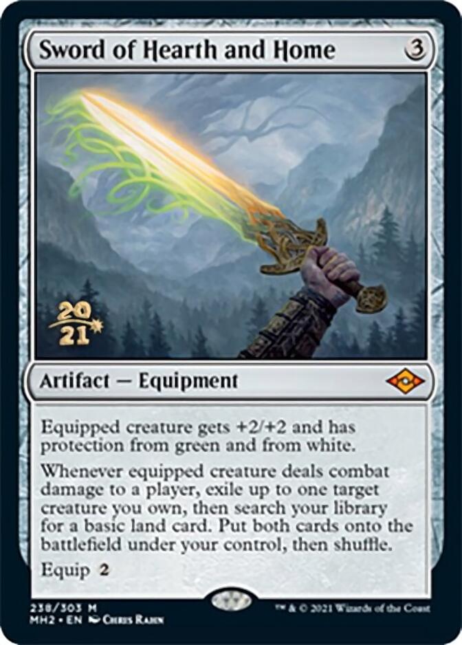 Sword of Hearth and Home [Modern Horizons 2 Prerelease Promos] | The Clever Kobold