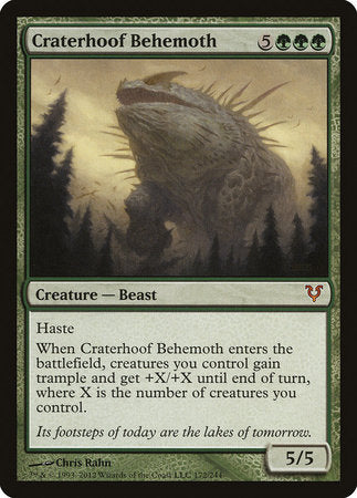 Craterhoof Behemoth [Avacyn Restored] | The Clever Kobold