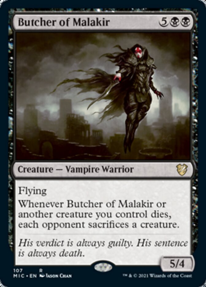 Butcher of Malakir [Innistrad: Midnight Hunt Commander] | The Clever Kobold