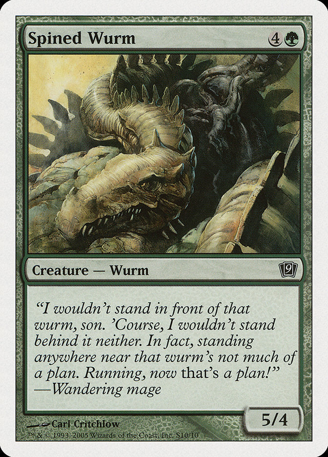 Spined Wurm [Ninth Edition] | The Clever Kobold