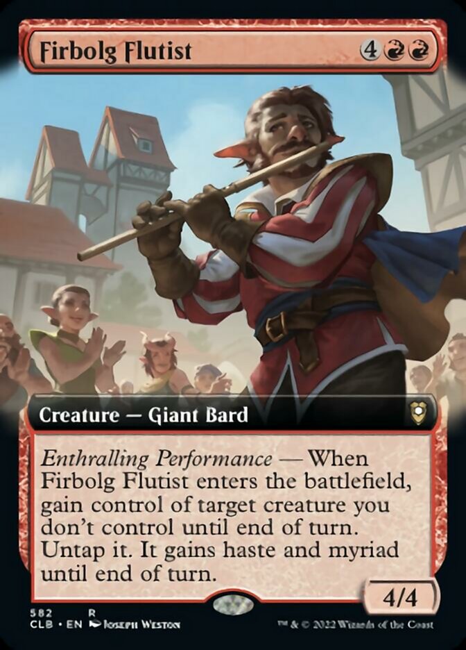 Firbolg Flutist (Extended Art) [Commander Legends: Battle for Baldur's Gate] | The Clever Kobold