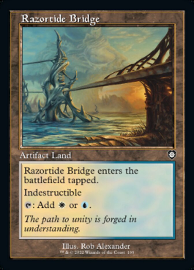 Razortide Bridge (Retro) [The Brothers' War Commander] | The Clever Kobold