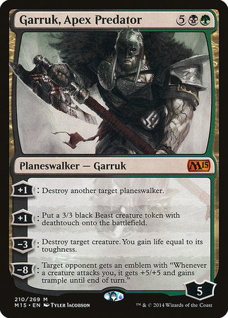 Garruk, Apex Predator [Magic 2015] | The Clever Kobold