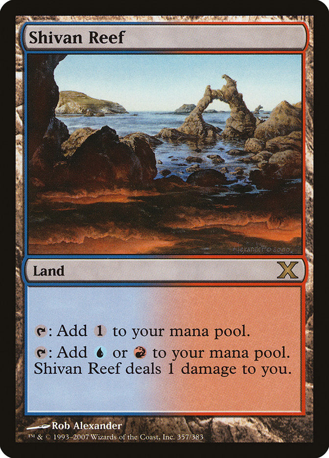 Shivan Reef [Tenth Edition] | The Clever Kobold