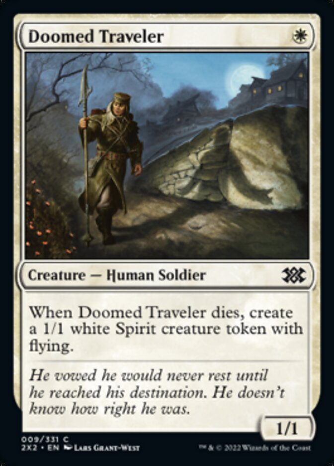 Doomed Traveler [Double Masters 2022] | The Clever Kobold