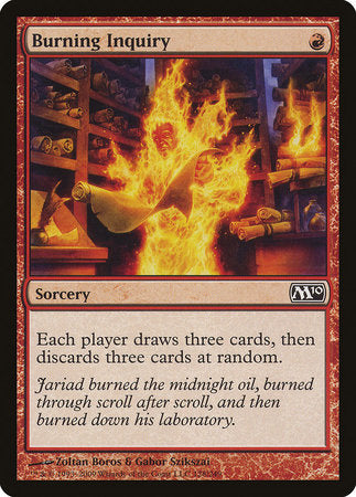 Burning Inquiry [Magic 2010] | The Clever Kobold