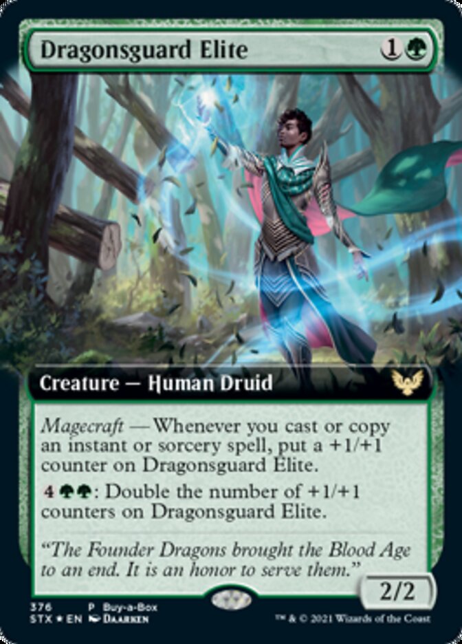 Dragonsguard Elite (Buy-A-Box) [Strixhaven: School of Mages Promos] | The Clever Kobold