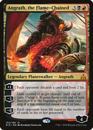 Angrath, the Flame-Chained [Rivals of Ixalan] | The Clever Kobold