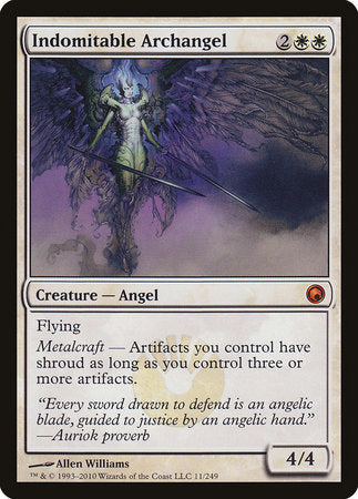 Indomitable Archangel [Scars of Mirrodin] | The Clever Kobold