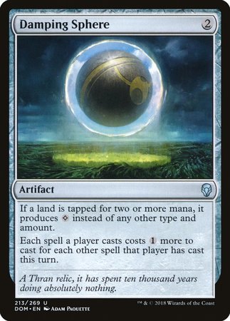 Damping Sphere [Dominaria] | The Clever Kobold