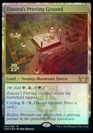 Ziatora's Proving Ground [Streets of New Capenna Prerelease Promos] | The Clever Kobold