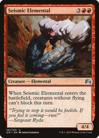 Seismic Elemental [Magic Origins] | The Clever Kobold