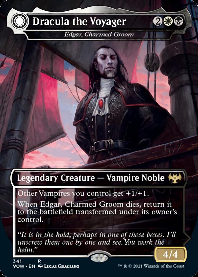 Edgar, Charmed Groom // Edgar Markov's Coffin - Dracula the Voyager // Casket of Native Earth [Innistrad: Crimson Vow] | The Clever Kobold