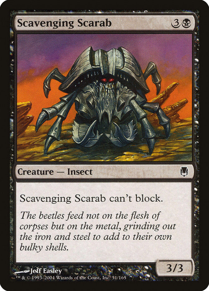 Scavenging Scarab [Darksteel] | The Clever Kobold