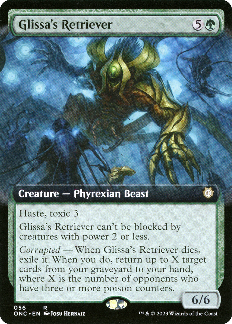 Glissa's Retriever (Extended Art) [Phyrexia: All Will Be One Commander] | The Clever Kobold