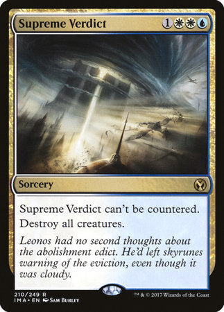 Supreme Verdict [Iconic Masters] | The Clever Kobold