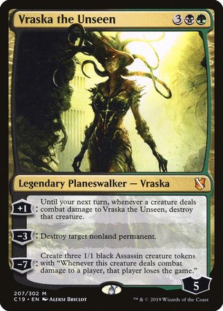 Vraska the Unseen [Commander 2019] | The Clever Kobold