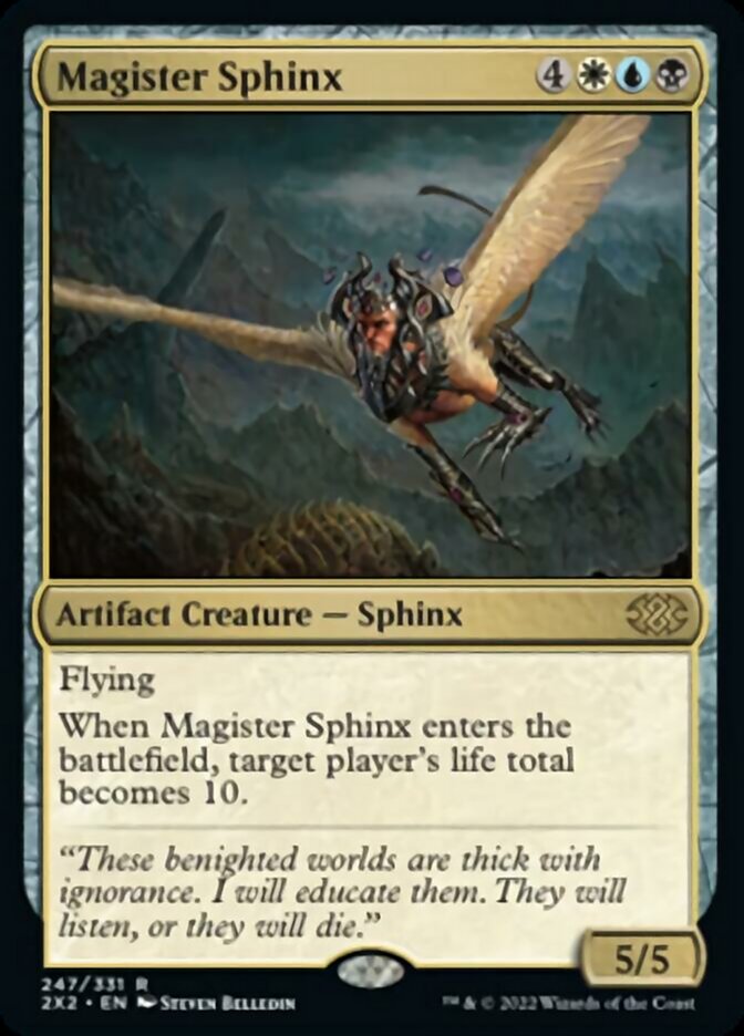 Magister Sphinx [Double Masters 2022] | The Clever Kobold
