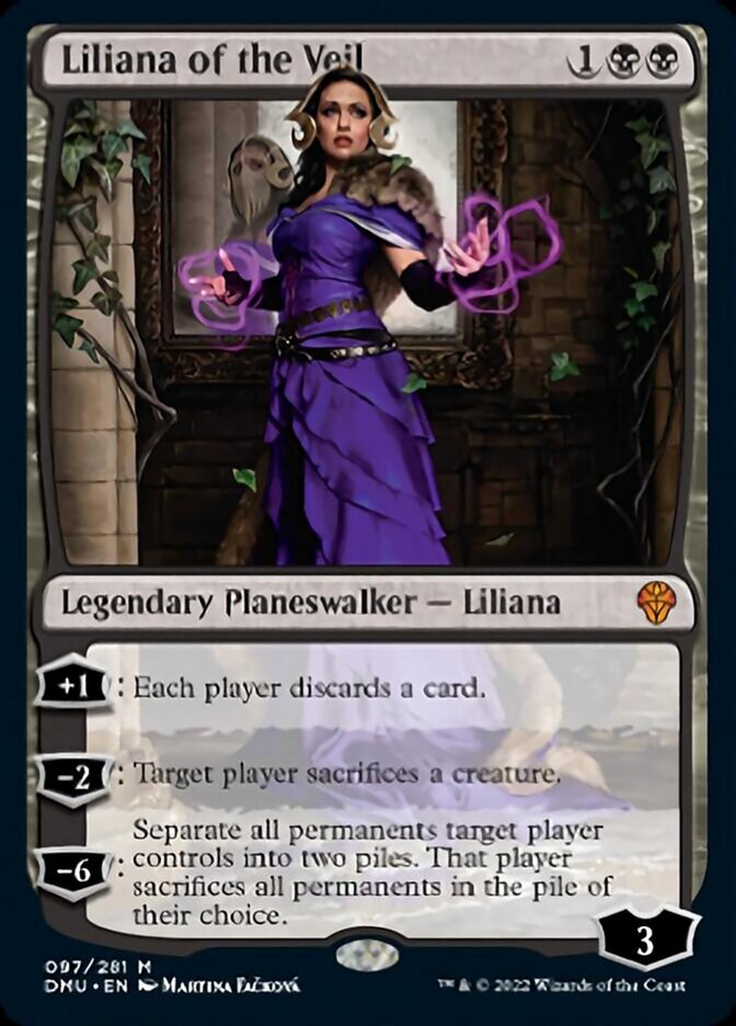 Liliana of the Veil [Dominaria United] | The Clever Kobold