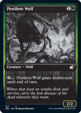 Pestilent Wolf [Innistrad: Double Feature] | The Clever Kobold