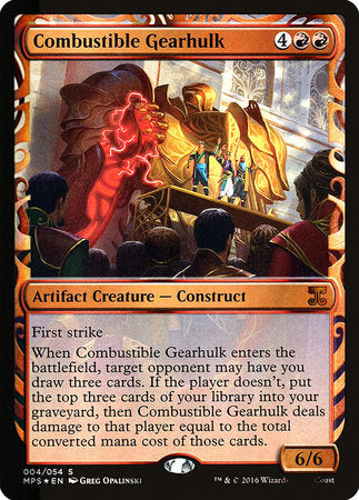 Combustible Gearhulk [Kaladesh Inventions] | The Clever Kobold