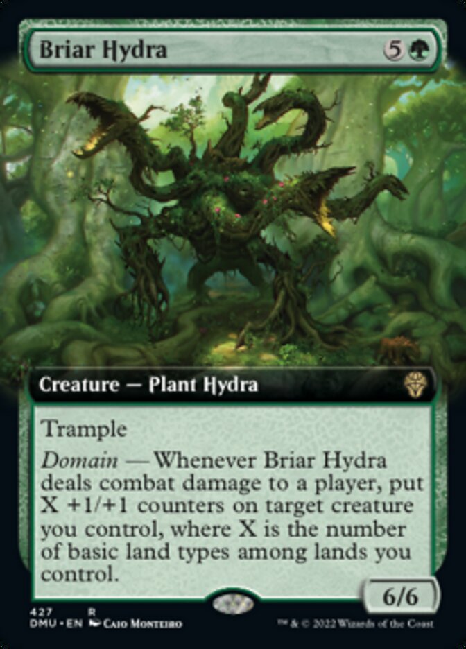Briar Hydra (Extended Art) [Dominaria United] | The Clever Kobold