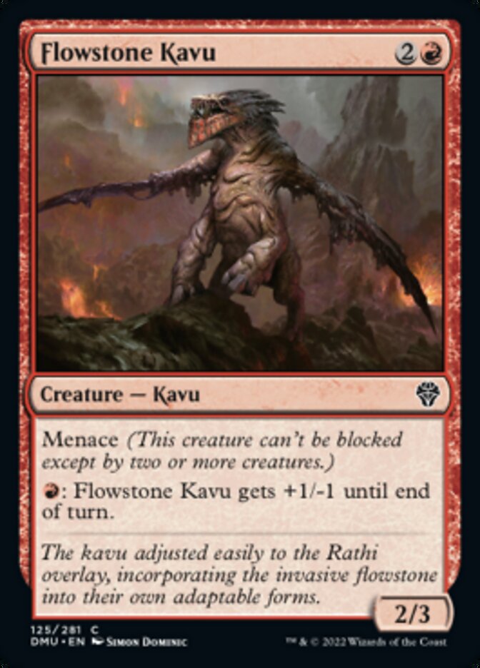 Flowstone Kavu [Dominaria United] | The Clever Kobold