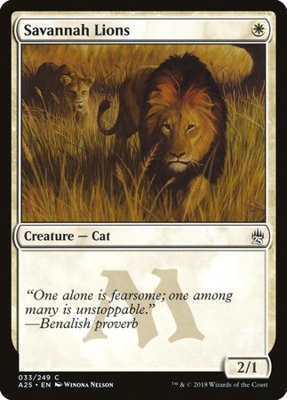 Savannah Lions [Masters 25] | The Clever Kobold