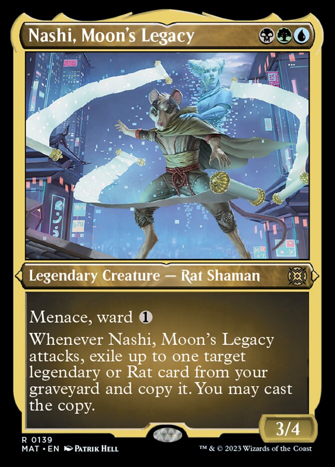 Nashi, Moon's Legacy (Foil Etched) [March of the Machine: The Aftermath] | The Clever Kobold