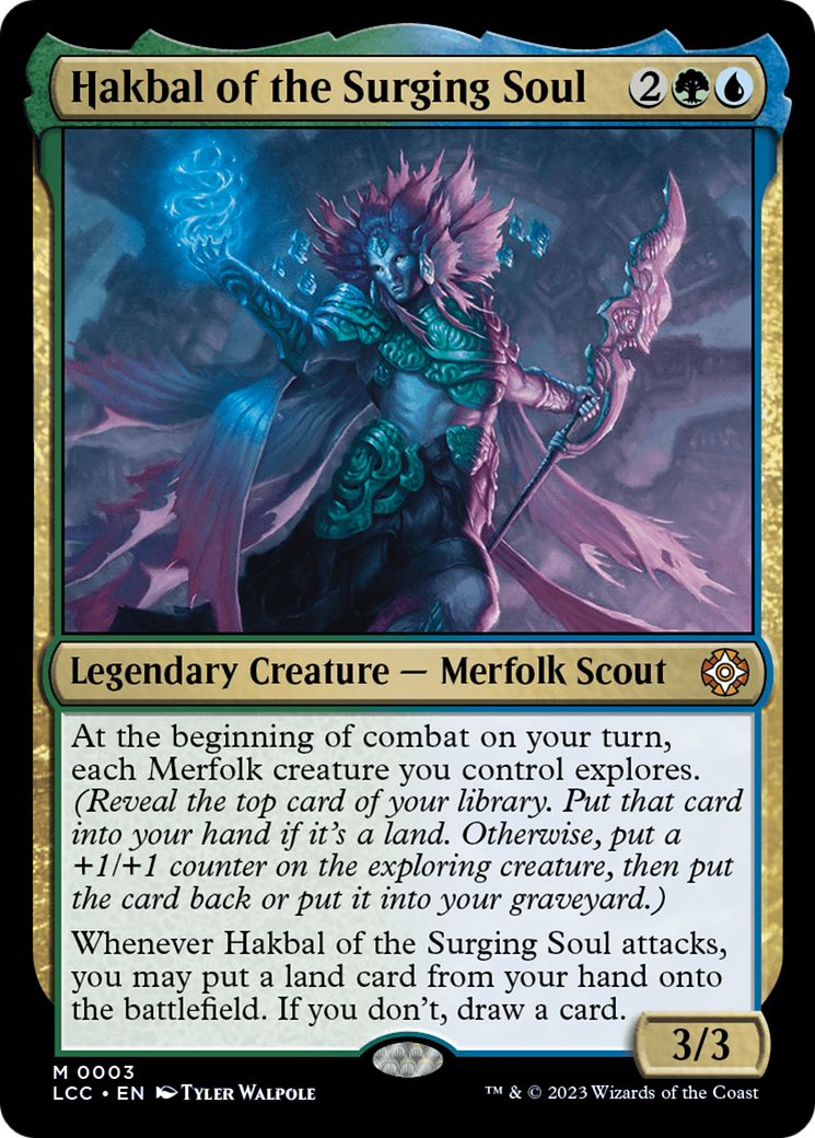 Hakbal of the Surging Soul [The Lost Caverns of Ixalan Commander] | The Clever Kobold