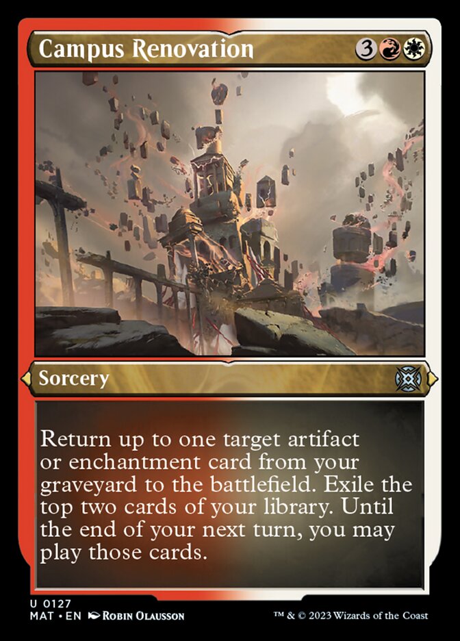 Campus Renovation (Foil Etched) [March of the Machine: The Aftermath] | The Clever Kobold