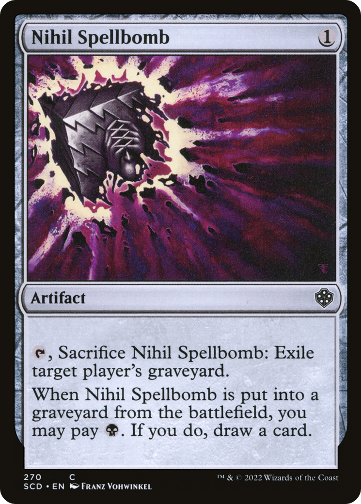 Nihil Spellbomb [Starter Commander Decks] | The Clever Kobold