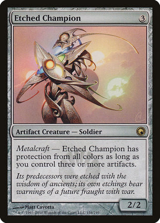 Etched Champion [Scars of Mirrodin] | The Clever Kobold