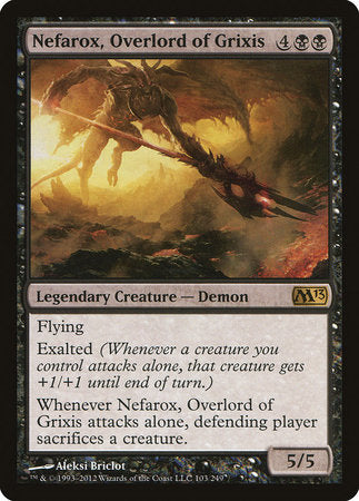 Nefarox, Overlord of Grixis [Magic 2013] | The Clever Kobold